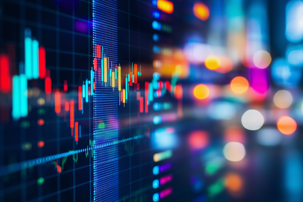 Planificación financiera exitosa con gráficos de crecimiento